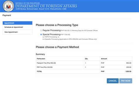 DFA Passport Website Payment Issue : r/phtravel .